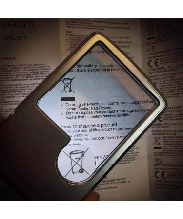 Wapodeai 6X 3X LED Magnifying Glass with Light Premium Card Type Magnifying Glasses Magnifying Glass for Reading Kids Jewelry Science 3X Magnifier Magnifying Glasses with Light Silver - Buy Online on GoSupps.com
