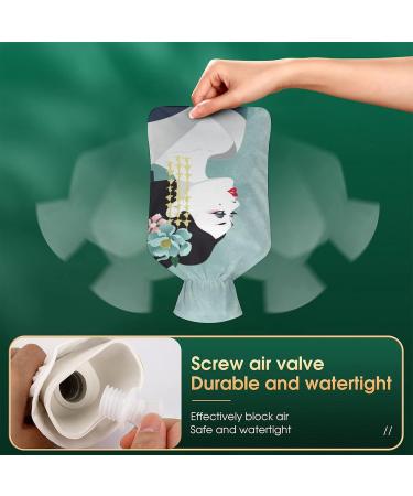 Japanese Plush Hot Water Bottle with Cover - Hand Warmer for Adults & Children (26.5x15.3cm) - International Shipping - Buy Online on GoSupps.com