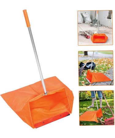 Collector Dustpan - Long Handle Dust Pan for Garden Waste Cleaning Supplies Ergonomic Handle Cleaning Dustpan with Collector Bag for Recycle Leaves Twigs - Buy Online on GoSupps.com
