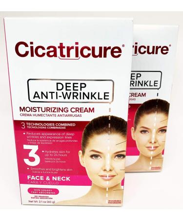 Cicatricure Anti-Wrinkle Face Cream 2.1 oz (Pack of 2) - Best International Shipping for Youthful Skin - Buy Online on GoSupps.com