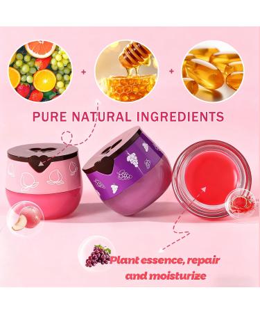 9 PCS Bee Lip Balm Honey Pot Propolis Fruits Lip Balm Bulk Hydrating Sleeping Lip Mask Overnight Prevention Dry & Cracked Smooth Lips & Reduce Lip Lines - Buy Online on GoSupps.com