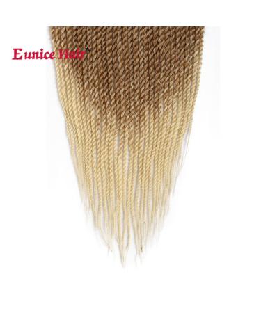 Eunice Senegalese Twist Crochet Braiding Hair Extensions - 22 Inch Synthetic Crochet Braids (27/613) - 6 Packs 30 Roots/Pack Soft & Durable - Buy Online on GoSupps.com