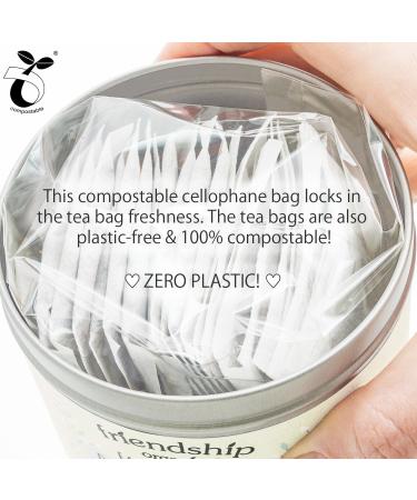 Friendship Organics Vanilla Rooibos Tea Bags Organic and Fair Trade Herbal 22 Count 22 Count (Pack of 1) - Buy Online on GoSupps.com