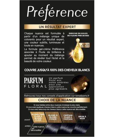 L'OREAL - Coloration - Pr f rence Infinia Colour Extender - 1.1 pure black noir glac intense - Buy Online on GoSupps.com