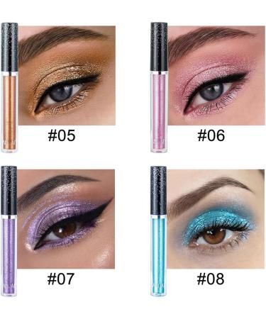 PICKX Liquid Eyeshadow Liquid Glitter Eyeshadow Long Lasting Opaque Liquid Eyeshadow High Impact Multidimensional Metallic Liquid Eyeshadow Reflective Glitter Liquid Eyeshadow Set Makeup Sets - Buy Online on GoSupps.com