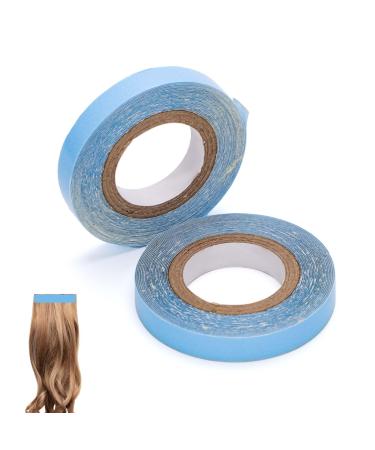 2 Rolls Hair Extension Tape 9.84 Feet Hair Wig Tape Double Sided Adhesive Tape Toupee Tape for Hair Extensions Hair Extension Tape Tabs Beauty Tools Hairstyling Essentials for Girls Women