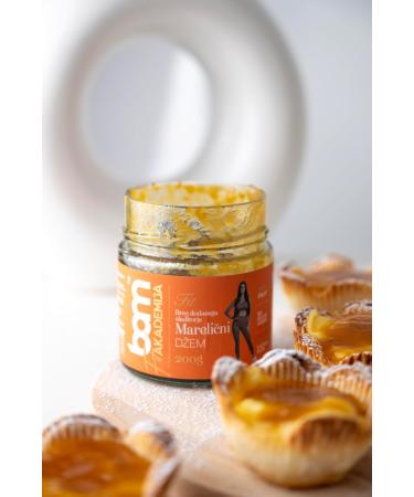 BAM Apricot Jam No Added Sugar Perfect for Cakes and Pastries for Home and Professional Use 200g - Buy Online on GoSupps.com