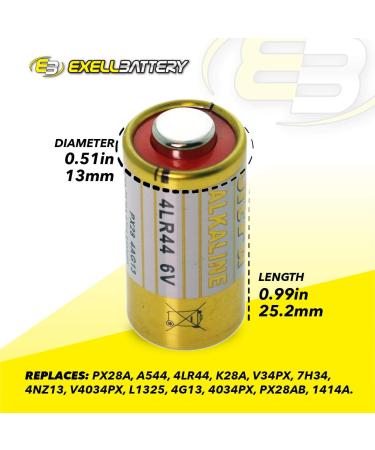 Buy 2x Exell A28PX Alkaline 6V Battery - Replaces PX28A A544 & More | Fast International Shipping - Buy Online on GoSupps.com