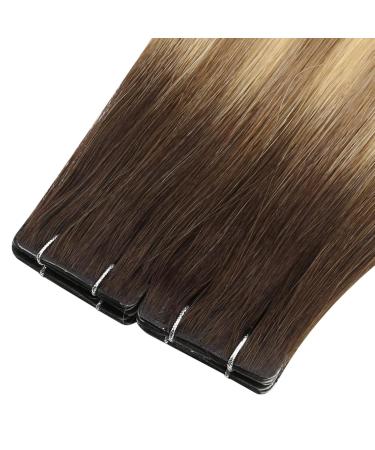 Shop Moresoo Virgin Tape In Extensions | Real Hair Remy Invisible Extensions - #3/8/22 5 Pieces 10g 40cm - Buy Online on GoSupps.com