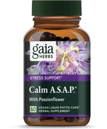 Gaia Herbs Calm A.S.A.P. 60 Vegan Liquid Phyto-Caps - Buy Online on GoSupps.com