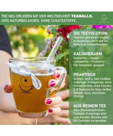 Teaballs Tee Set - 10x Biotee Varieties | Organic Herbal Tea for 300-750 Cups | Eco-Friendly Wooden Displays | Vegan & 100% Natural - Buy Online on GoSupps.com