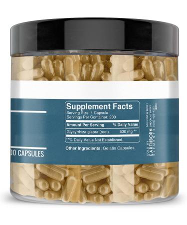 Earthborn Elements Turkey Rhubarb & Licorice Extract Capsules Bundle (200 Capsules) Pure & Undiluted No Additives - Buy Online on GoSupps.com