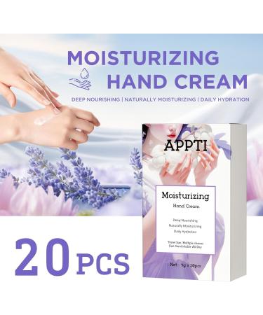 APPTI Moisturizing Hand Cream Day Clean Hand Lotion Travel Size Hand Cream Daily Moisturizing Hand Cream For Dry Hands - Variety Fragrance Pack of 20 - Buy Online on GoSupps.com