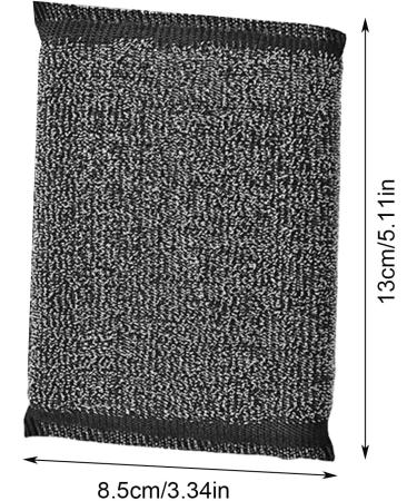Scrubbing Cleaning Sponge 6 Reusable Dishwashing Scrub Sponge Non-Scratch Washing Scrub Pads Soft and Fast Cleaning Scrubber Scrub Sponge for Kitchen Household Cleaning Tools for Pots Pans Black - Buy Online on GoSupps.com