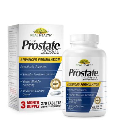 Real Health The Prostate Formula with Saw Palmetto 270 Tablets