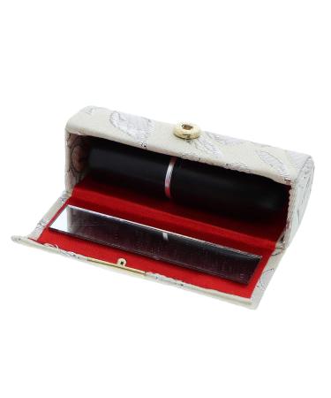 Elegant Ladies Lipstick Case with Mirror - Set of 2 Gold/Silver Lip Stick Holders - Buy Online on GoSupps.com