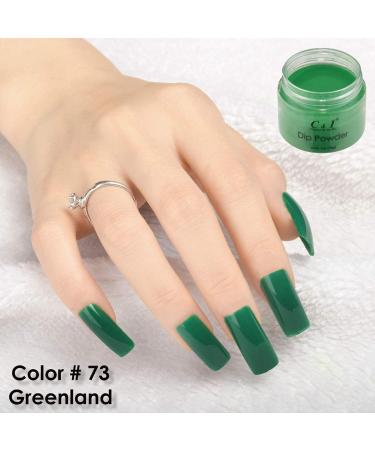 Dip Powder Color No # 73 Greenland Nail Gel Effect Blue Color System 1 oz 28 g - Buy Online on GoSupps.com