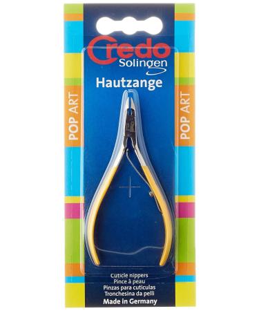 CREDO Skin Nippers 10 cm - Nickel-Plated Yellow | High-Quality Nail Care Tool for International Shipping - Buy Online on GoSupps.com