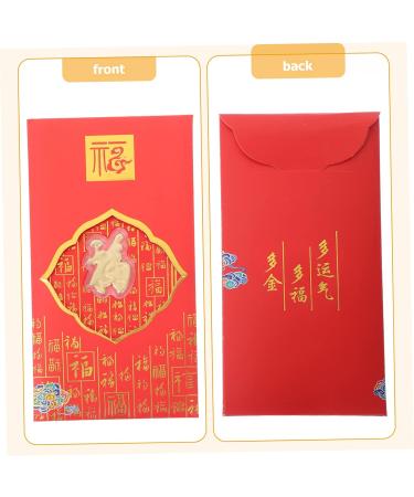 ABOOFAN 8 Pcs Red Envelope Rabbit Year Money Envelopes Wedding Red Packet Red Money Packets Bunny Red Packets New Year Money Envelopes 2023 Red Packet Chinese Red Packets Lucky China Paper - Buy Online on GoSupps.com