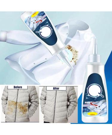 Active Enzyme Clothing Stain Remover Garment Stubborn Stain Cleaner Clothing Quick Laundry Dry Cleaner Clothes Oil Stain Remover Stain Remover For Clothes Active Enzymetic Launday Cleaning 2PC - Buy Online on GoSupps.com