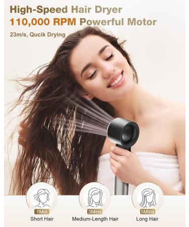 7MAGIC Hair Dryer Brush & 6-in-1 Multi Styler - Ionic Technology for Fast Drying & Versatile Styling | 110V 1200W | Perfect for All Hair Types - Buy Online on GoSupps.com