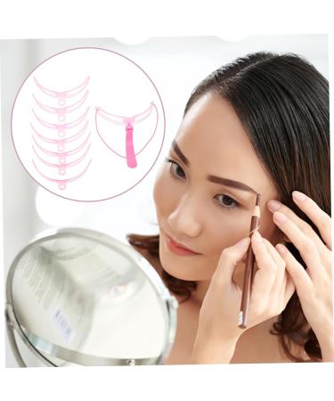 Balacoo 12 Sets Eyebrow Aid Specialty Tools Eye Wear-resistant Eyebrow Stencil Supplies Modify 1 count (Pack of 1) Pinkx4pcs - Buy Online on GoSupps.com
