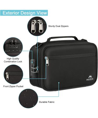 Smell Proof Bag with Combination Lock - Travel Storage Case with Shoulder Strap - Scent Proof Stash Box for Men & Women - Buy Online on GoSupps.com