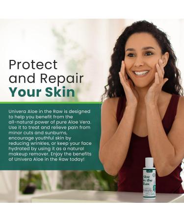 Organic Aloe Vera Gel 4 oz - Sunburn Relief & Moisturizer - Travel Size - No Coloring - Freshly Cut - Cools Skin After Sun - 4 Fl Oz - Buy Online on GoSupps.com