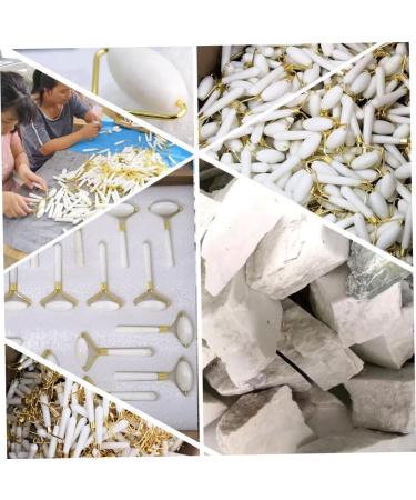 FRCOLOR 3 Pcs Jade Roller Set - Face & Eye Cream Massage for Anti-Aging | Facial Roller for Wrinkles & Beauty | White Jade Massage Sticks - Buy Online on GoSupps.com