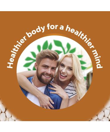 Natural White Kidney Bean Extract Capsules - Energy Booster & Antioxidant for Digestive Health - 60 Count - Buy Online on GoSupps.com