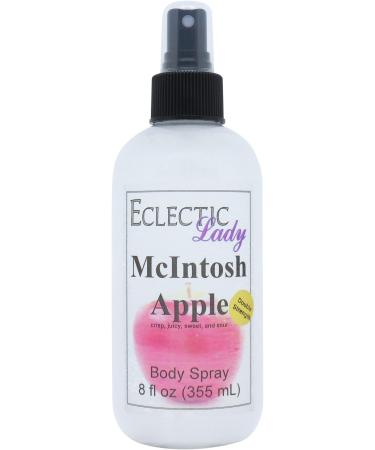 McIntosh Apple Body Spray (Double Strength) 8 ounces Body Mist for Women with Clean Light & Gentle Fragrance Long Lasting Perfume with Comforting Scent for Men & Women Cologne with Soft Subtle 8 Fluid Ounces (Double Strength)