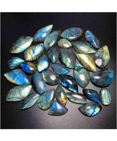 Gift 10pcs Natural Labradorite Quartz Crystal Pendant Specimen Reiki Spectrolite Home Decor Random for Gemstones and Crystal Stone Mineral Specimen - Buy Online on GoSupps.com