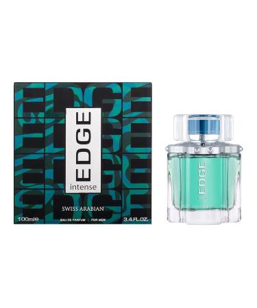 Swiss Arabian EDGE Intense - Luxury Products From Dubai - Long Lasting Addictive Personal EDP Spray Fragrance - Seductive Signature Aroma - 3.4 Oz - Buy Online on GoSupps.com