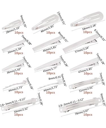140 pcs Hair Clips Set - 14 Styles Alligator Clips & Bobby Pins for DIY Hair Accessories | Pandahall International Shipping - Buy Online on GoSupps.com
