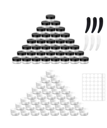 100 Pieces Plastic Jars 5g/5ml