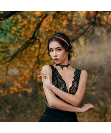 Amcami 6-Piece Non-Slip Comb Headbands for Women - Resin Thin Hair Bands for Makeup & Face Washing - Hair Accessories for Girls - Buy Online on GoSupps.com
