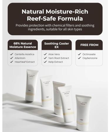 OBgE Daily Moisture Cream - Lightweight & Soothing Facial Lotion with Aloe Vera | Long-Lasting Hydration | No White Cast | 1.7fl oz - Buy Online on GoSupps.com