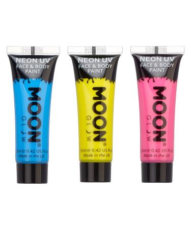 Moon Glow Moon Glow Water-Based Pansexual Face and Body Paint Kit for Adults and Children 12ml