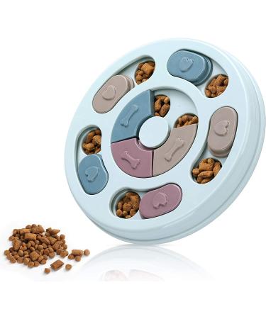 Dog Food Puzzle Feeder Toy for IQ Training & Enrichment - Blue - Buy Online on GoSupps.com