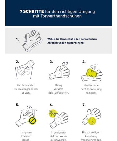 Reusch Boys Attract Junior Unisex Goalkeeper Gloves - Outdoor Seam Cut Solid Surface All Field Surfaces Size 5 - Vapor Gray/Deep Blue - Buy Online on GoSupps.com