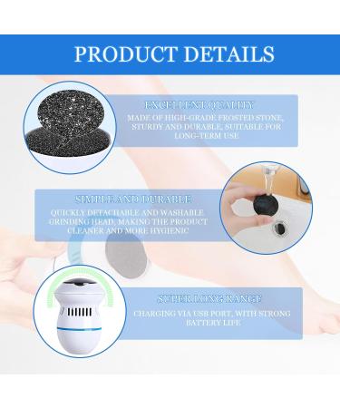 Electric callus remover callus remover foot care device pedicure set foot care callus remover callus remover foot care device with 6 attachments - Buy Online on GoSupps.com