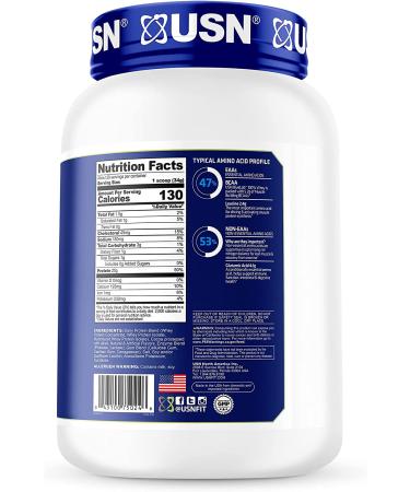 USN BlueLab 100% Whey Protein Powder - Keto Friendly, Low Carb & Calorie, Chocolate 2lb (FWHB0008002) - Buy Online on GoSupps.com
