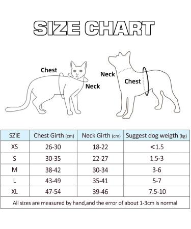 LOOK ANDES Adjustable Cat Harness with Leash & Breakable Dishes - Reflective Pink Design for Cats & Puppies (Chest 30-35cm) - Buy Online on GoSupps.com