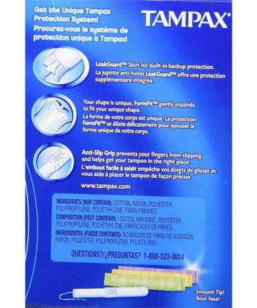 Tampax Multipax Unscented 40 Tampons - Convenient Bulk Pack - Buy Online on GoSupps.com