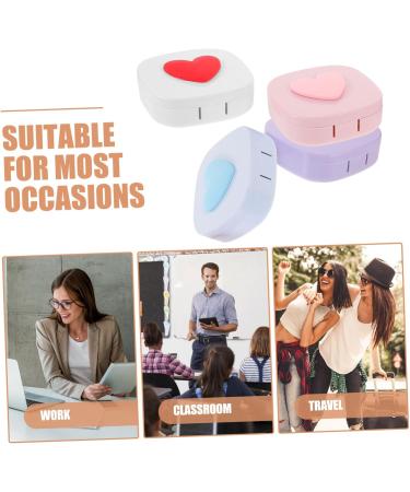 Partykindom Portable Contact Lens Container Set - Small Soakable Holder & Travel Box for Lenses - Durable Fine PP Storage Solution - Buy Online on GoSupps.com