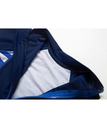 BONVERANO Baby Boy Long-Sleeved UV 50+ Swimsuit, Blue, 3 Months - Buy Online on GoSupps.com
