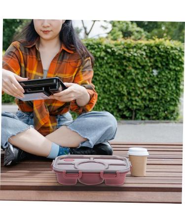 Alipis Box Portable Food Accessory Multi-Function Case Supply Lunch Convenient Bento Household Red 28.5X19X6.5CM - Buy Online on GoSupps.com