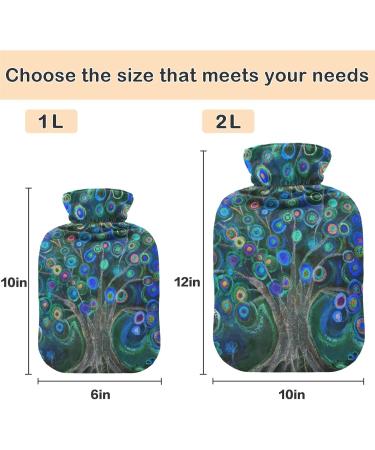 Naanle Tree of Life Galaxy Hot Water Bottle - 2L Heat Therapy for Back Pain Relief Hand & Foot Warmer Neck Warmth & Cold Therapy - Buy Online on GoSupps.com