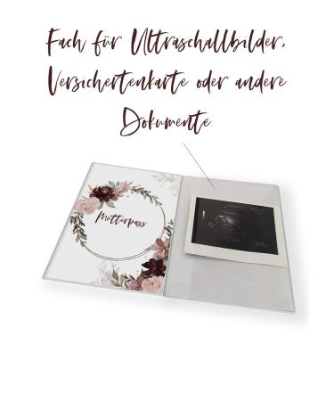 Sky.herz.papier Motherpass Cover | High-Quality Bordeaux Mother Passport Protective Envelopes | 1 Piece for International Shipping - Buy Online on GoSupps.com