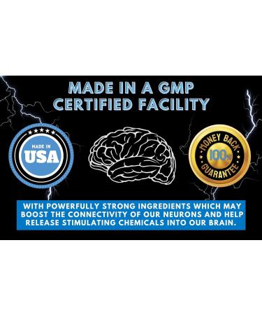 Addrell Energy Stimulant Pills - Natural Nootropic & Cognitive Enhancer for Mental Clarity | 180 Capsules - Study Supplement Alternative for Men & Women - Buy Online on GoSupps.com